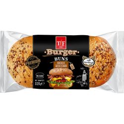 TF Brioche пълнозърнести питки за хамбургер (320 г)
