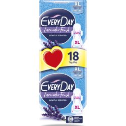 Everyday Lavender Fresh Extra Long XL дамски превръзки (18 бр.)