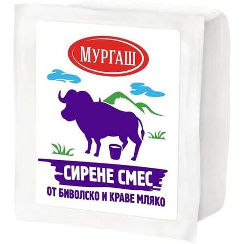 Мургаш сирене смес биволско и краве (400 г)