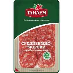Тандем средиземноморски сурово-сушен салам слайс (100 г)
