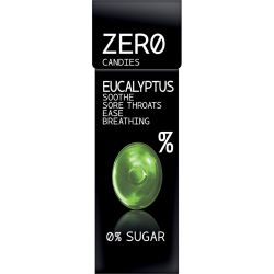 Zero Candies бонбони с евкалипт, без захар (32 г)
