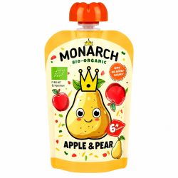 Monarch био пюре ябълка и круша 6м+ (100 г)