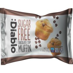 Diablo мъфин с парченца шоколад без добавена захар (45 г)