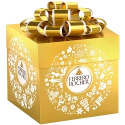 Ferrero Rocher хрупкави шоколадови бонбони с цял лешник (225 г)