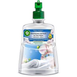 Air Wick Active Fresh Linen & White Orchid ароматизатор за стая резервен пълнител за автоматичен апарат (228 мл)