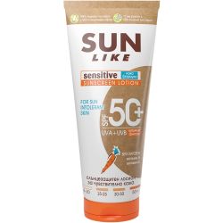 Sun Like Sensitive еко слънцезащитен лосион туба SPF 50+ (200 мл)