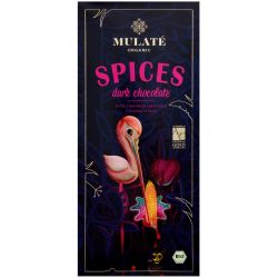 Mulate Organic био черен шоколад с подправки (80 г)