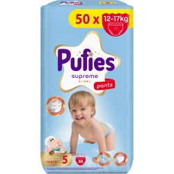 Pufies Supreme бебешки гащички Junior 5 (50 бр.)