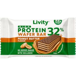Livity протеинова вафла с фъстъчено масло (38 г)