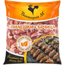Виктория М замразени пилешки сърца (500 г)