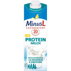 Minus L Stay Strong Protein протеиново мляко без лактоза 0.9%, UHT (1 л)