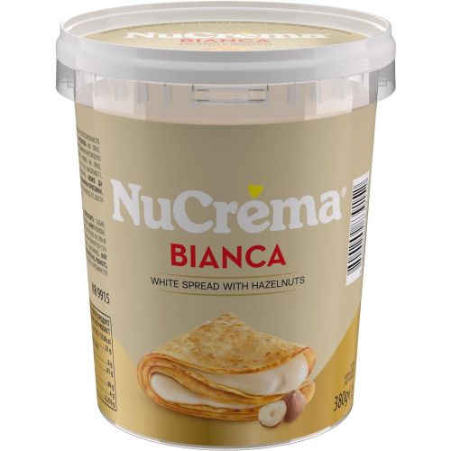 NuCrema бял крем с мляко и лешници (380 г)