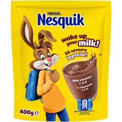 Nestle Nesquik разтворима какаова напитка с добавени витамини и минерали (400 г)