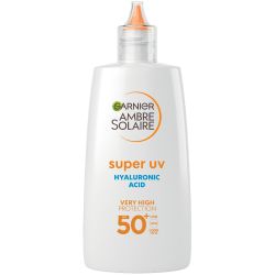 Garnier Ambre Solaire Super UV Fluid слънцезащитен флуид за лице SPF 50+ (40 мл)