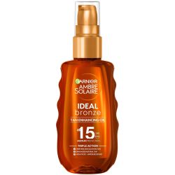 Garnier Ambre Solaire слънцезащитно спрей олио за тяло SPF 15 (150 мл)