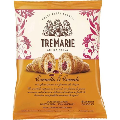 Tre Marie замразени кроасани 5 зърнени култури с горски плодове (390 г)