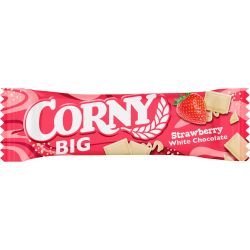 Corny Big Strawberry White Chocolate мюсли бар с ягоди и бял шоколад (40 г)