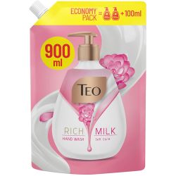 Teo Milk Rich Soft Care течен сапун пълнител (900 мл)