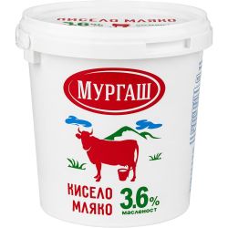 Мургаш краве кисело мляко, 3.6% (1 кг)