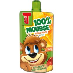 Tedi Mousse мус манго, ябълка 100% (100 г)
