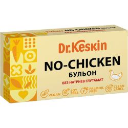 Dr. Keskin No Chicken веган бульон, без палмово масло 6 бр. х 10 г, 60 г