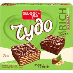 Sweet+ Чудо вафлени тортички с лешници (115 г)