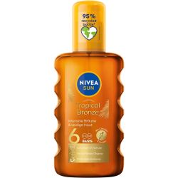 Nivea Sun слънцезащитно спрей олио SPF 6 (200 мл)