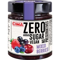 Cima конфитюр горски плодове без захар, веган (230 г)