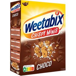 Weetabix Crispy Minis Choco зърнена закуска с шоколад (500 г)