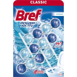 Bref Power Aktiv ароматизатор за тоалетна океан, 3 бр. х 50 г (150 г)
