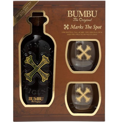 Bumbu The Original спиртна напитка + 2 чаши (700 мл)
