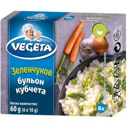Vegeta зеленчуков бульон, 6 бр. х 10 г (60 г)