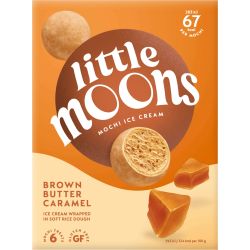 Little Moons сладоледени мочи топки с карамелизирано масло и карамел (180 г)