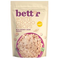 Bett'r Choco Drops био веган капки бял шоколад (200 г)