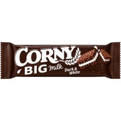 Corny Big Dark & White десертен бар мляко (40 г)
