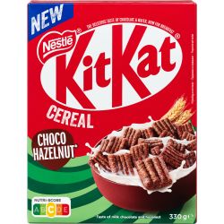 Nestlé Kit Kat зърнена закуска с вкус на шоколад и лешник (330 г)