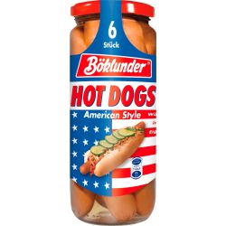 Boklunder кренвирши за хотдог в американски стил (550 г)