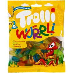 Trolli неонови червеи (100 г)