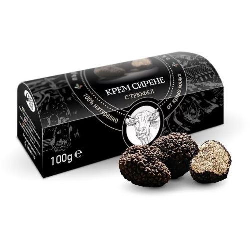 Ферма Георгиев крем сирене от краве мляко с трюфел (100 г)