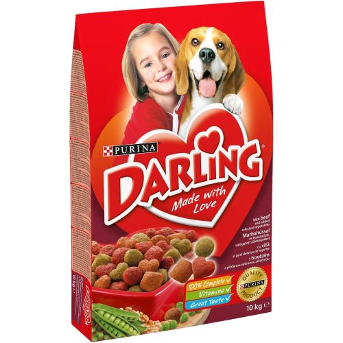 Purina Darling храна за кучета в зряла възраст, месо и зеленчуци (10 кг)