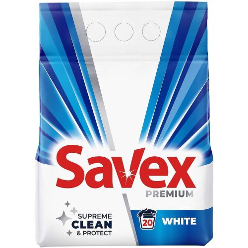 Savex White прах за пране, 20 пранета (1.8 кг)