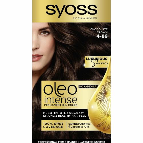 Syoss Oleo Intense Chocolate Brown боя за коса, 4-86 (1 бр.)