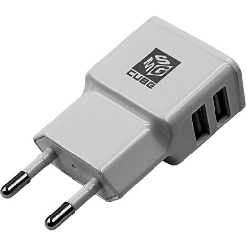 MSG Cube адаптер, 220V, 2 USB, бял (1 бр.)