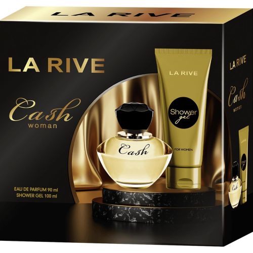 La Rive Cash Woman комплект парфюмна вода 90 мл, душ гел 100 мл (1 бр.)