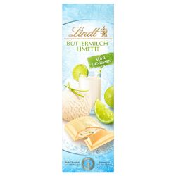 Lindt млечен шоколад с лайм (100 г)