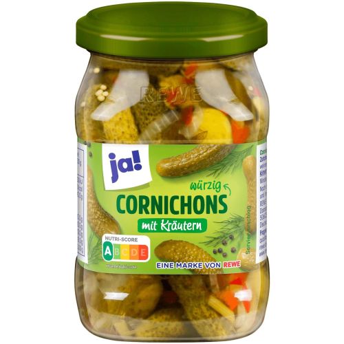 Ja! корнишони с подправки (350 г)