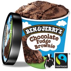 Ben & Jerry's какаов сладолед с парченца брауни (465 мл)