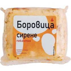 Боровица фермерско пикантно сирене, около 400 г, на килограм (1 кг)