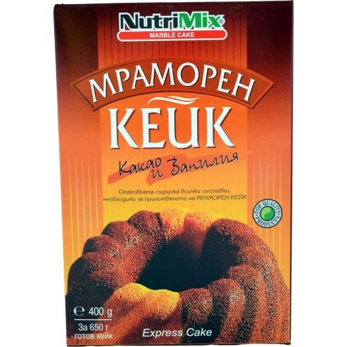 Nutrimix смес мраморен кейк какао и ванилия (400 г)