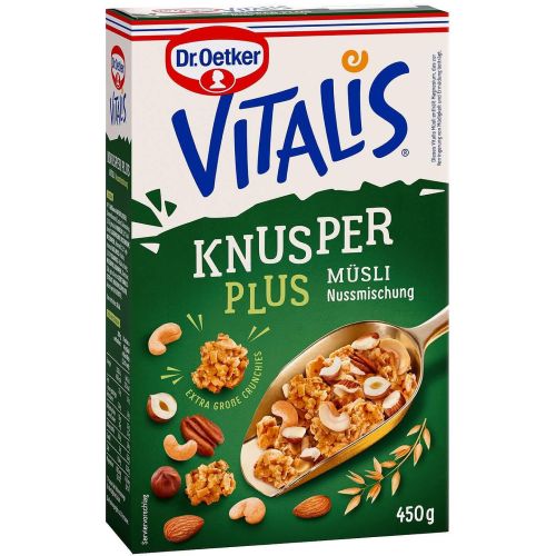 Dr. Oetker Vitalis мюсли с различни видове ядки (450 г)